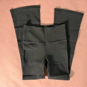 Athleta elation rib crop flare pant size small tall black